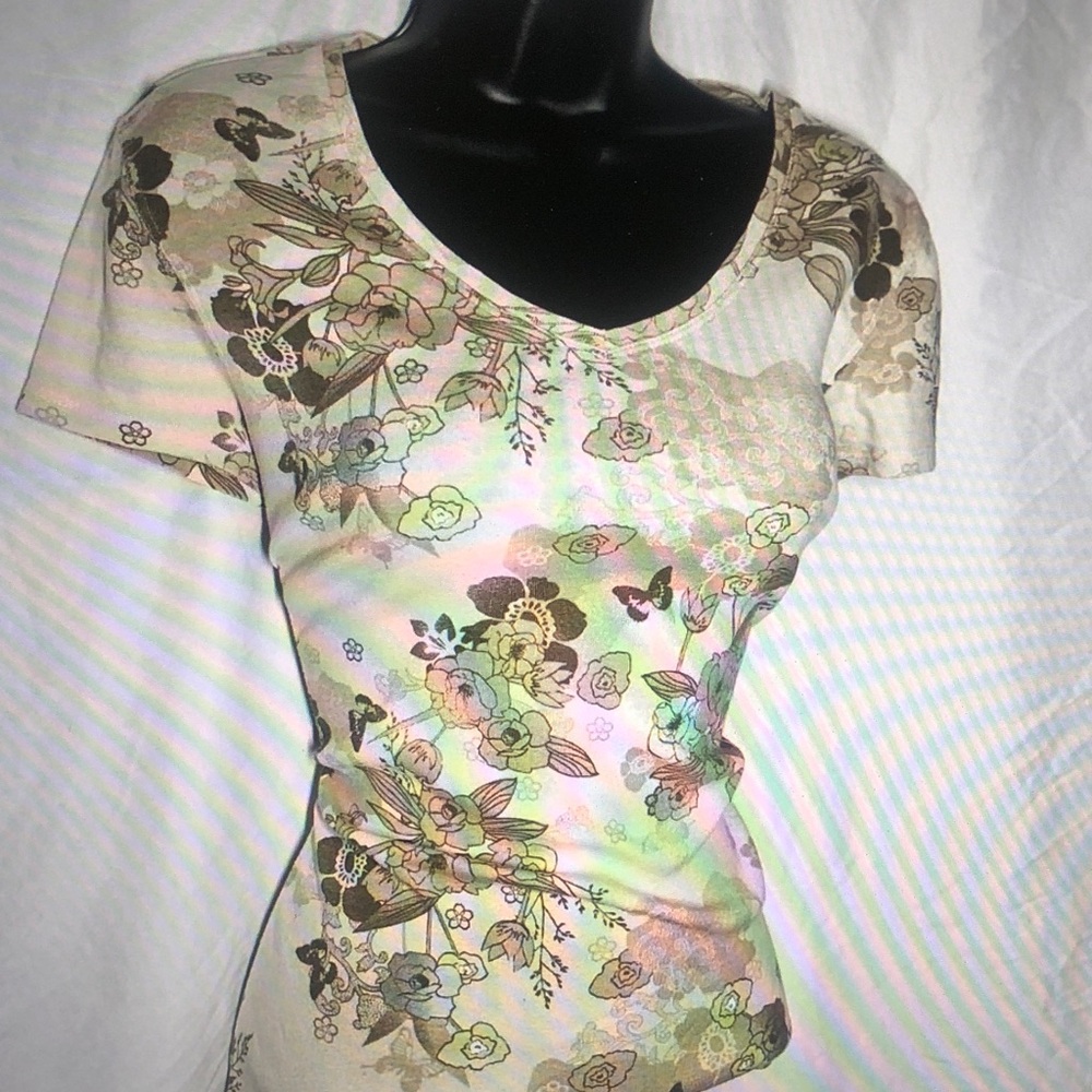 Floral Print Women's Top